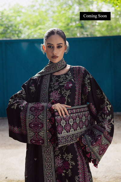 Marjjan | Lovella Winter 25 | MEV-48 A (BLACK) - Ladies Clothes - Maria Faisal