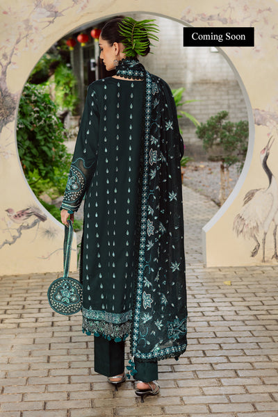 Marjjan | Lovella Winter 25 | MEV-45 B (GREEN) - Ladies Clothes - Maria Faisal