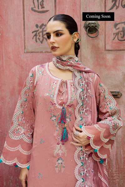 Marjjan | Lovella Winter 25 | MEV-47 A (PINK) - Ladies Clothes - Maria Faisal