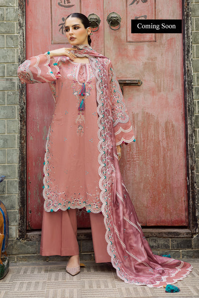 Marjjan | Lovella Winter 25 | MEV-47 A (PINK) - Ladies Clothes - Maria Faisal