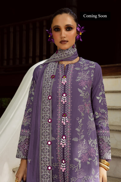 Marjjan | Lovella Winter 25 | MEV-48 B (LIGHT PURPLE) - Ladies Clothes - Maria Faisal