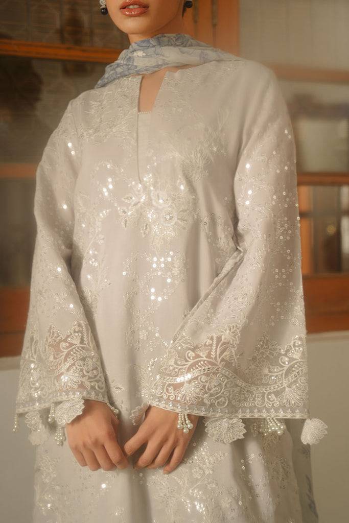 Cross Stitch | Luxe Atelier 25 | GRAY DAWN by Maria Faisal - Registered Vendor of : Cross Stitch - type : Ladies Clothes - 100% original wedding dresses