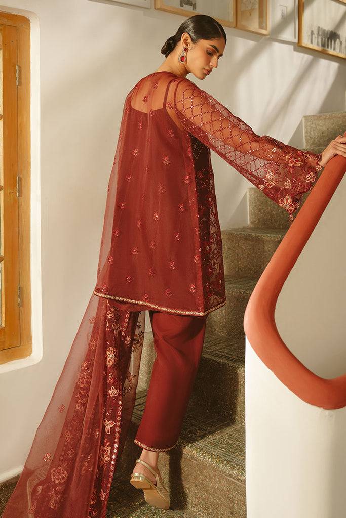 Cross Stitch | Luxe Atelier 25 | MERLOT MUSE by Maria Faisal - Registered Vendor of : Cross Stitch - type : Ladies Clothes - 100% original wedding dresses