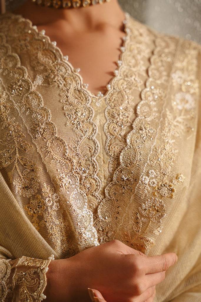 Cross Stitch | Luxe Atelier 25 | GOLDEN AURA by Maria Faisal - Registered Vendor of : Cross Stitch - type : Ladies Clothes - 100% original wedding dresses