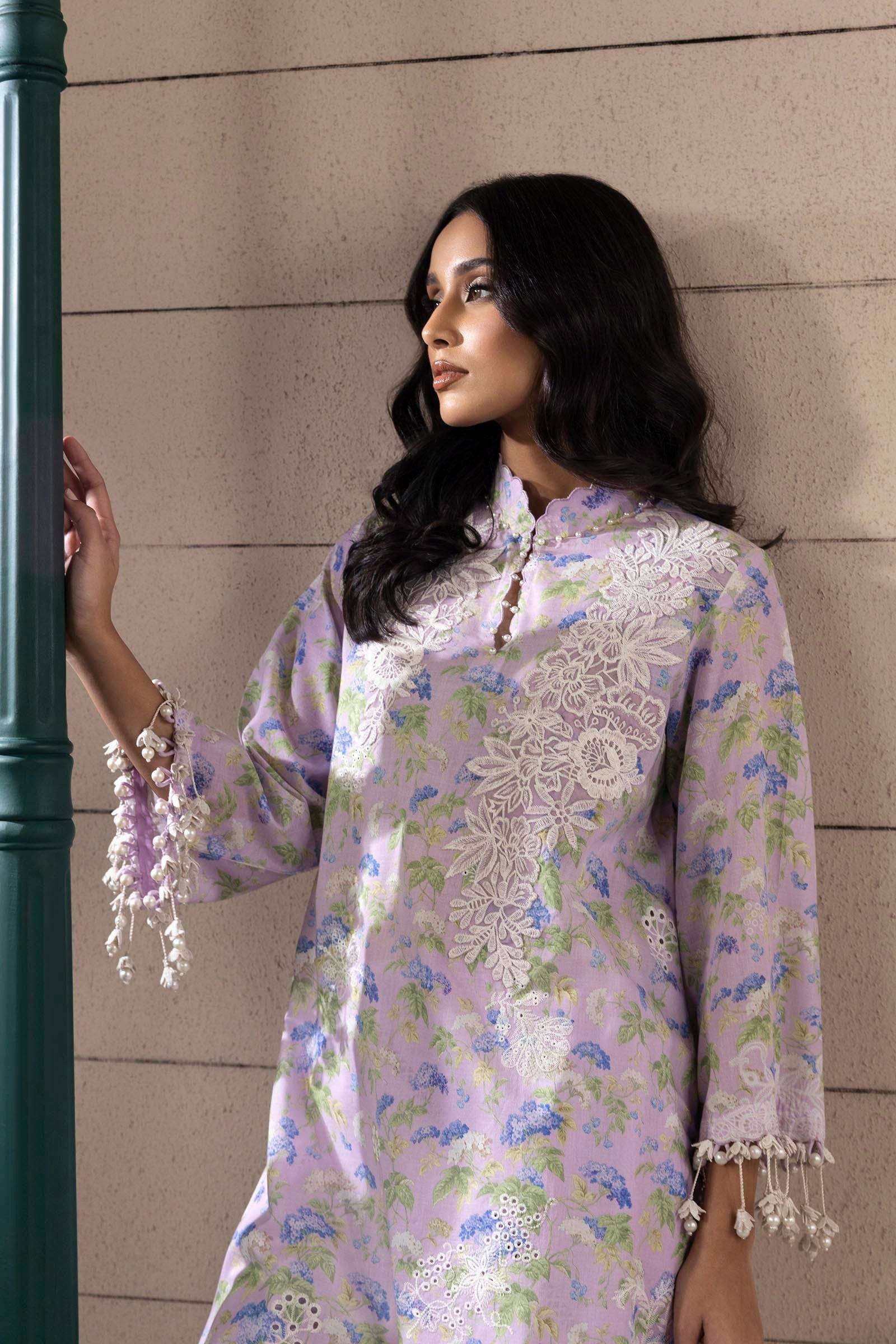 Sana Safinaz | Muzlin Spring 25 | M251-006A-3CI by Maria Faisal - Registered Vendor of : Sana Safinaz - type : Ladies Clothes - 100% original wedding dresses