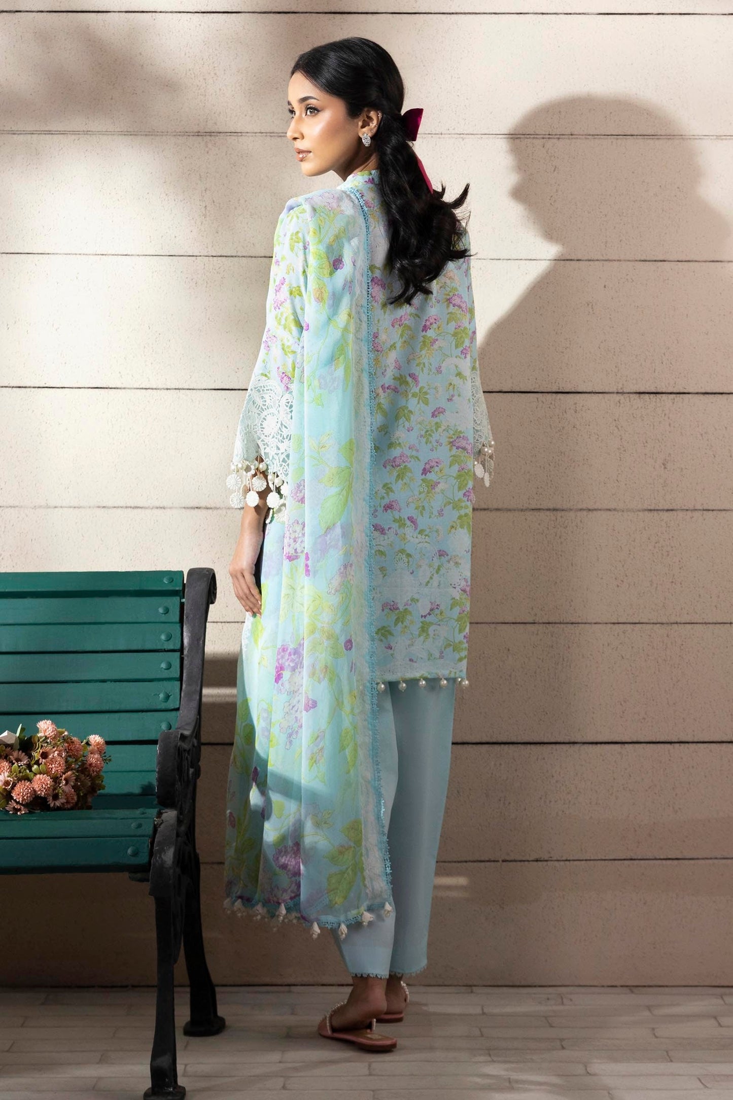 Sana Safinaz | Muzlin Spring 25 | M251-006B-3CI by Maria Faisal - Registered Vendor of : Sana Safinaz - type : Ladies Clothes - 100% original wedding dresses