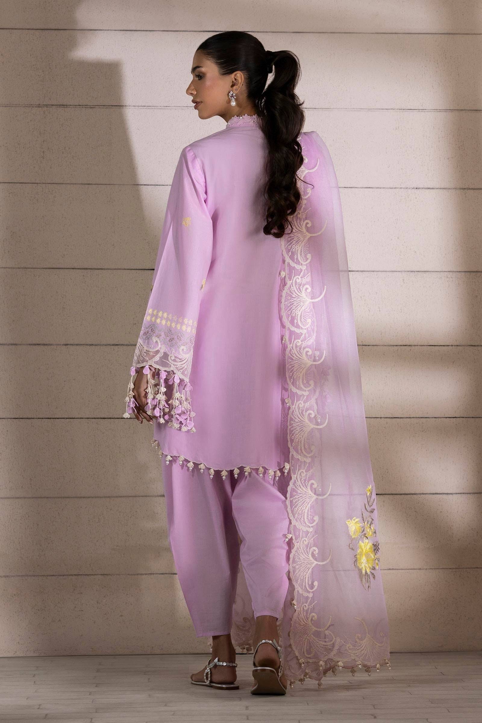 Sana Safinaz | Muzlin Spring 25 | M251-010B-3CS by Maria Faisal - Registered Vendor of : Sana Safinaz - type : Ladies Clothes - 100% original wedding dresses