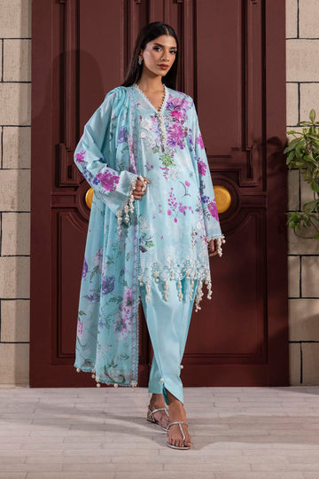 Sana Safinaz | Muzlin Spring 25 | M251-025B-3CJ - Designer Dress with Intricate embroidery and embellishments. Shop elegent wedding dress at Maria Faisal.