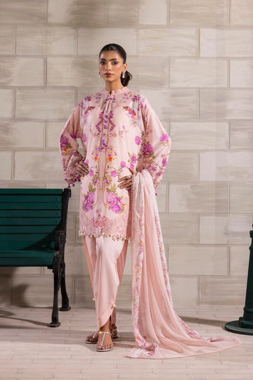 Sana Safinaz | Muzlin Spring 25 | M251-026B-3CI - Designer Dress with Intricate embroidery and embellishments. Shop elegent wedding dress at Maria Faisal.