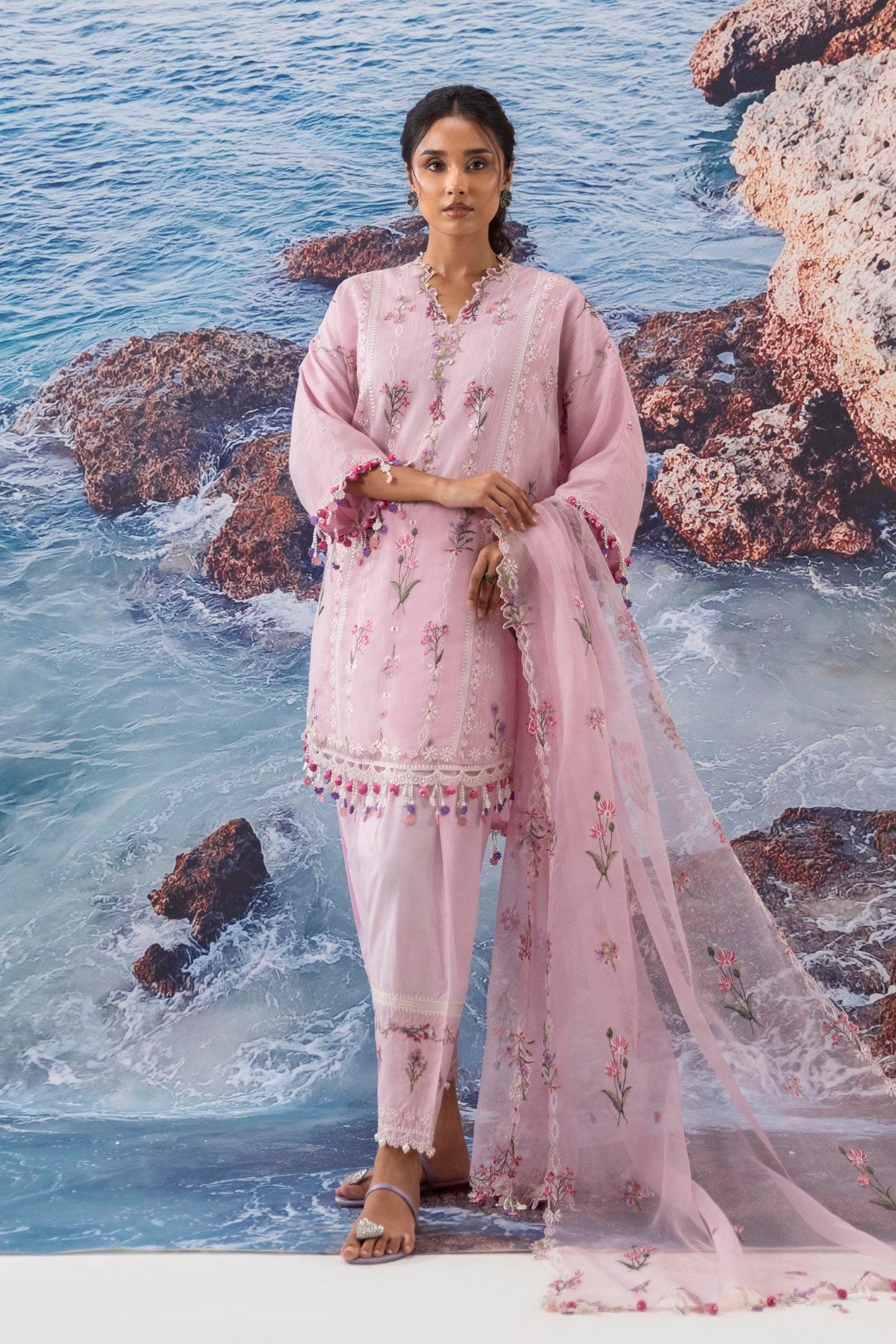 Sana Safinaz | Muzlin Summer 25 | 016B by Maria Faisal - Registered Vendor of : Sana Safinaz - type : Ladies Clothes - 100% original wedding dresses