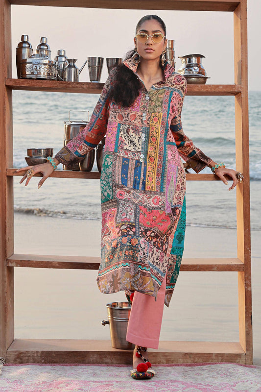 Sana Safinaz | Mahay Spring 24 | H241-014A-2C - Ladies Clothes - Maria Faisal
