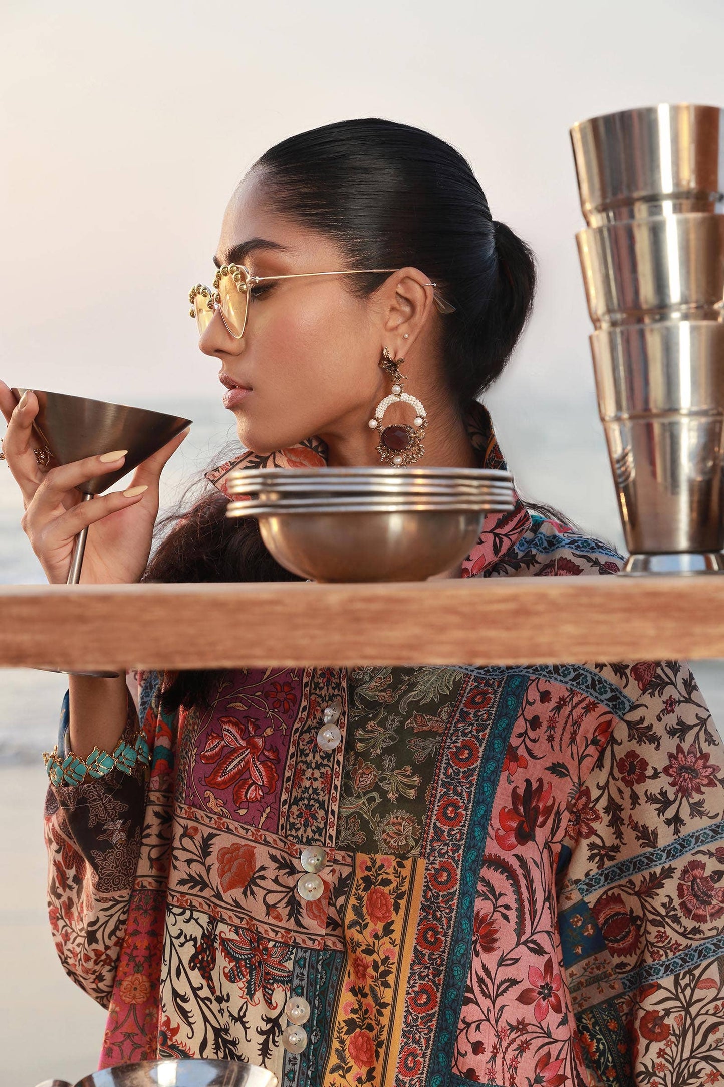 Sana Safinaz | Mahay Spring 24 | H241-014A-2C - Ladies Clothes - Maria Faisal