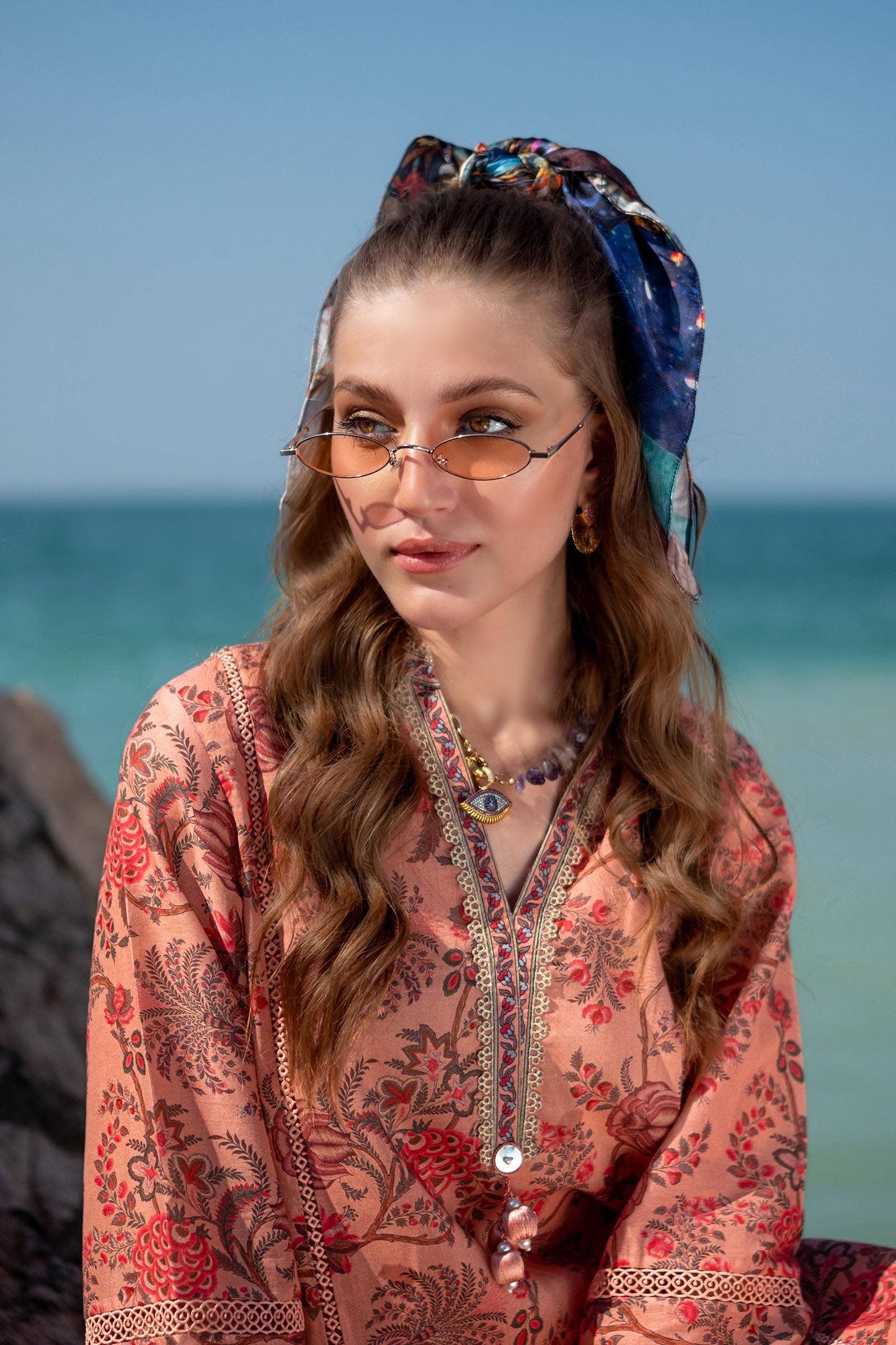 Sana Safinaz | Mahay Spring 24 | H241-016B-3CK - Ladies Clothes - Maria Faisal