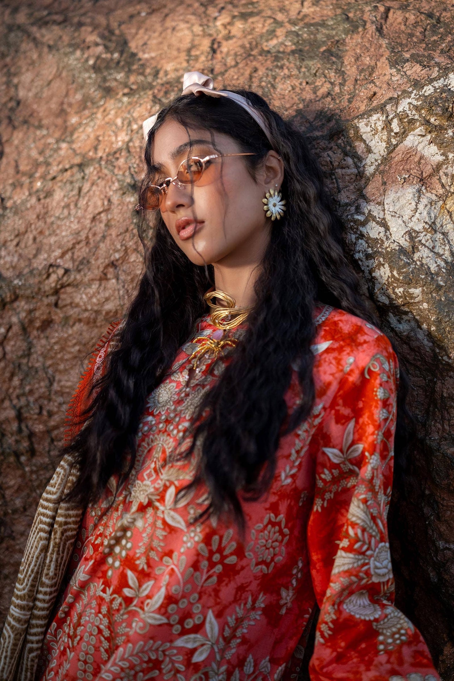 Sana Safinaz | Mahay Spring 24 | H241-018A-2BG - Ladies Clothes - Maria Faisal