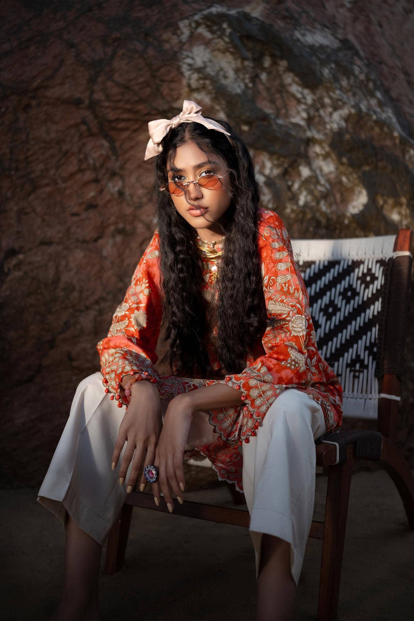 Sana Safinaz | Mahay Spring 24 | H241-018A-2BG - Ladies Clothes - Maria Faisal