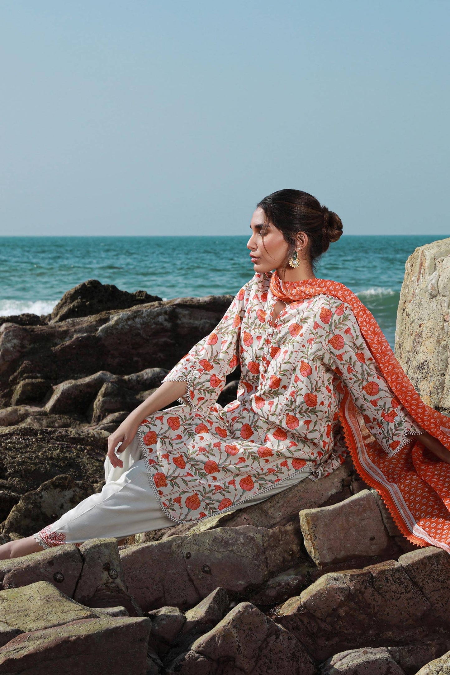 Sana Safinaz | Mahay Spring 24 | H241-002B-2BI - Ladies Clothes - Maria Faisal