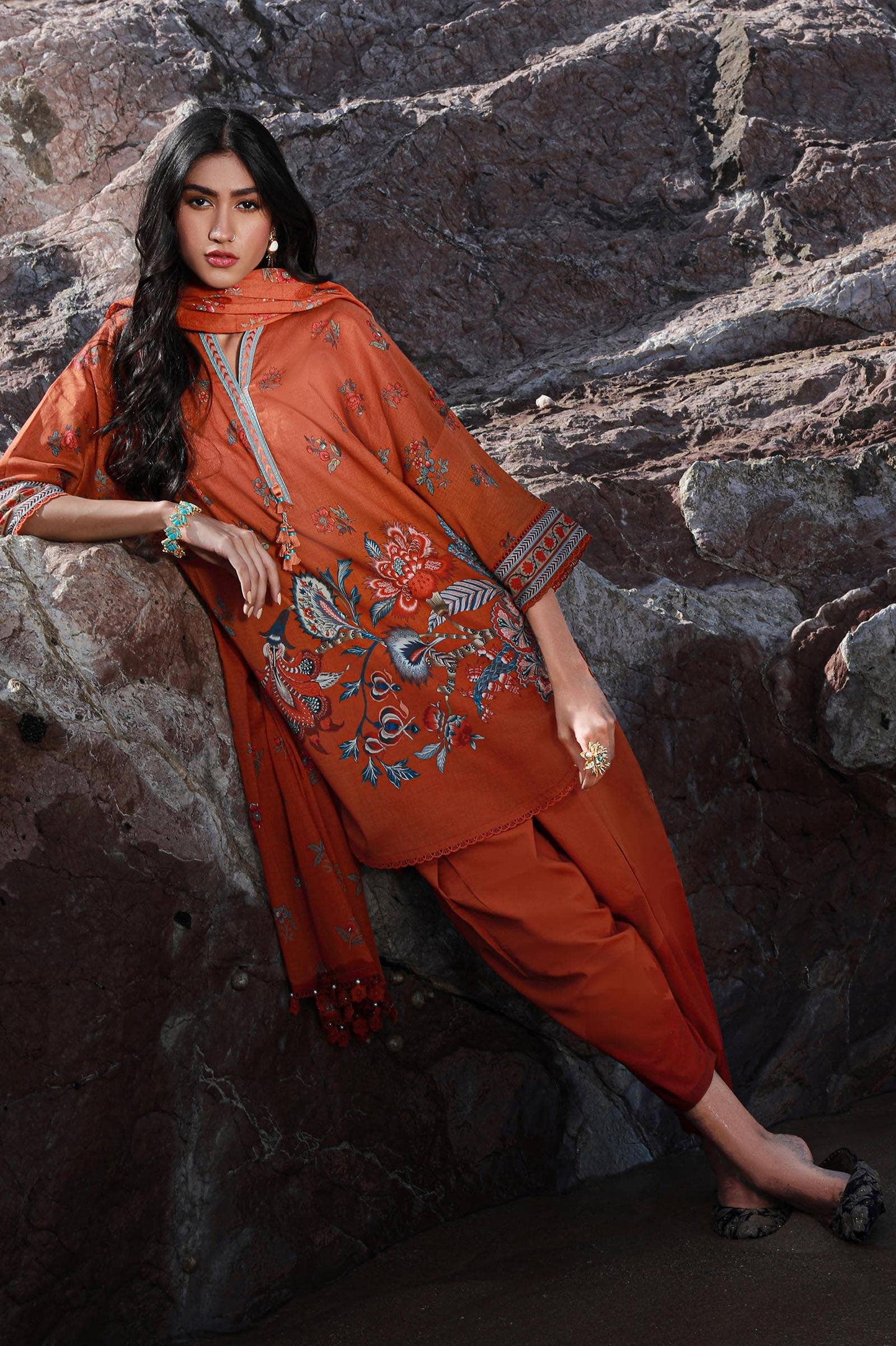 Sana Safinaz | Mahay Spring 24 | H241-020A-3CG - Ladies Clothes - Maria Faisal
