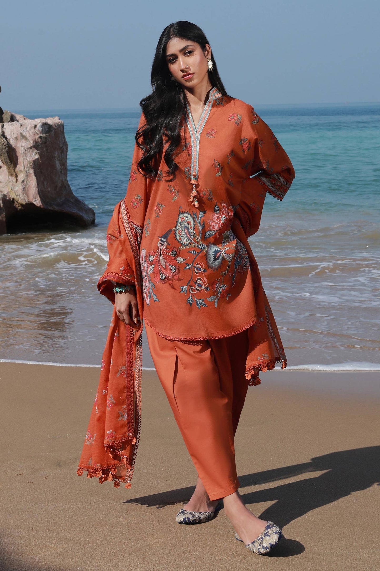 Sana Safinaz | Mahay Spring 24 | H241-020A-3CG - Ladies Clothes - Maria Faisal