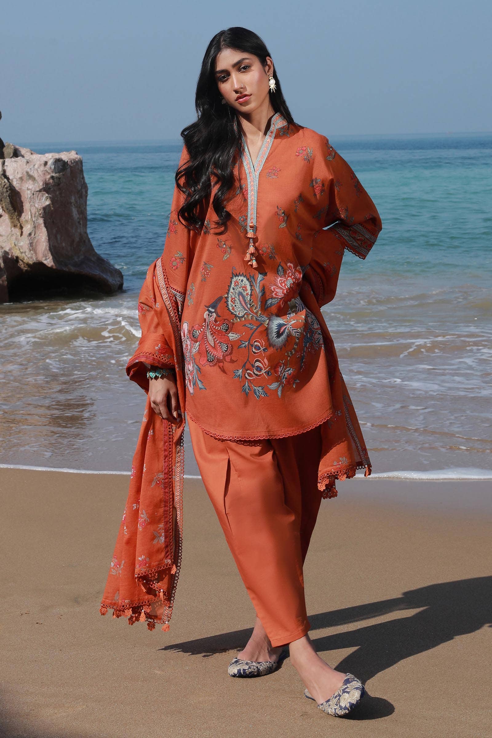 Sana Safinaz | Mahay Spring 24 | H241-020A-3CG - Ladies Clothes - Maria Faisal