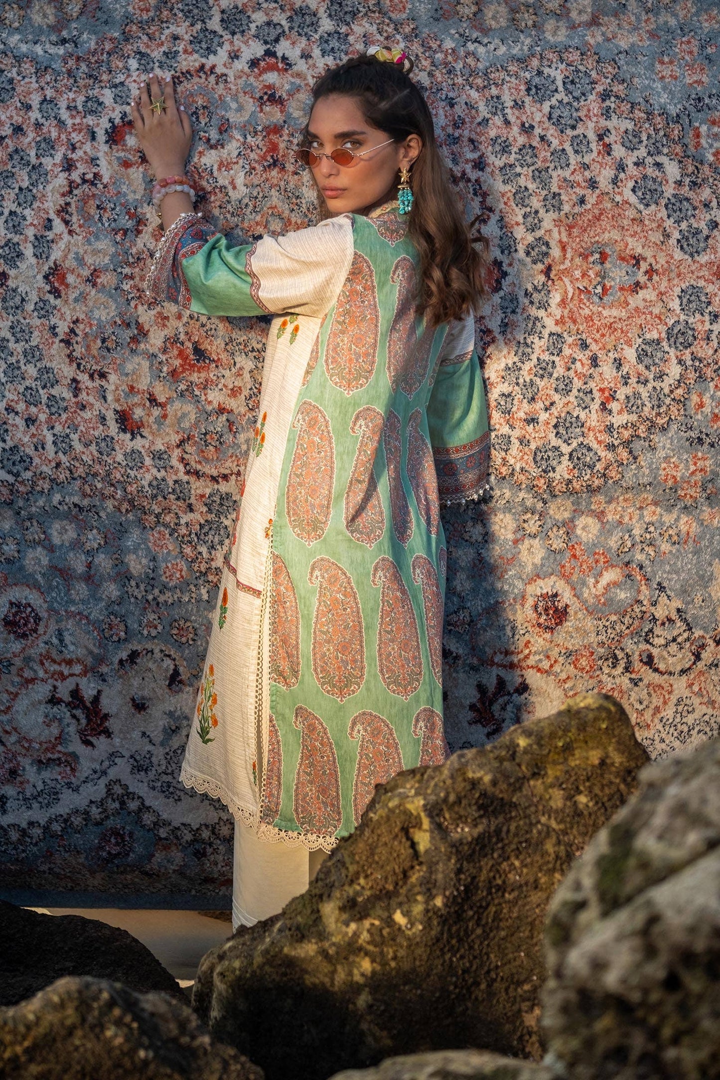 Sana Safinaz | Mahay Spring 24 | H241-022A-2BS - Ladies Clothes - Maria Faisal
