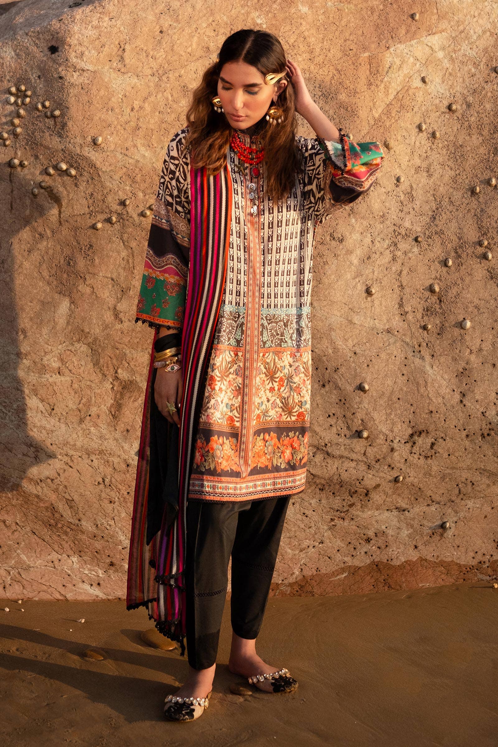 Sana Safinaz | Mahay Spring 24 | H241-024A-2I - Ladies Clothes - Maria Faisal
