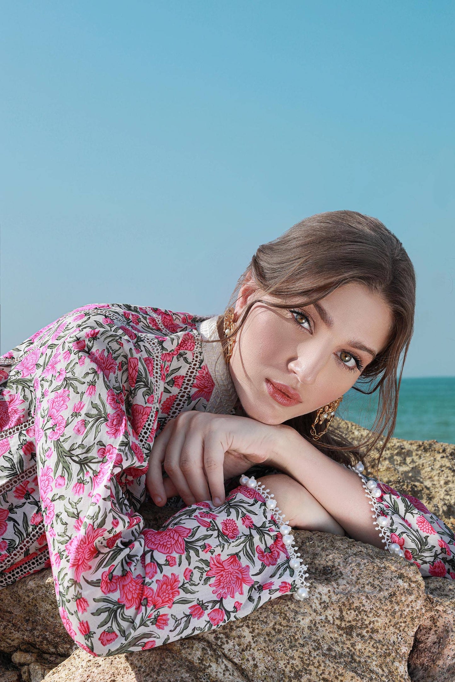 Sana Safinaz | Mahay Spring 24 | H241-004A-3CG - Ladies Clothes - Maria Faisal