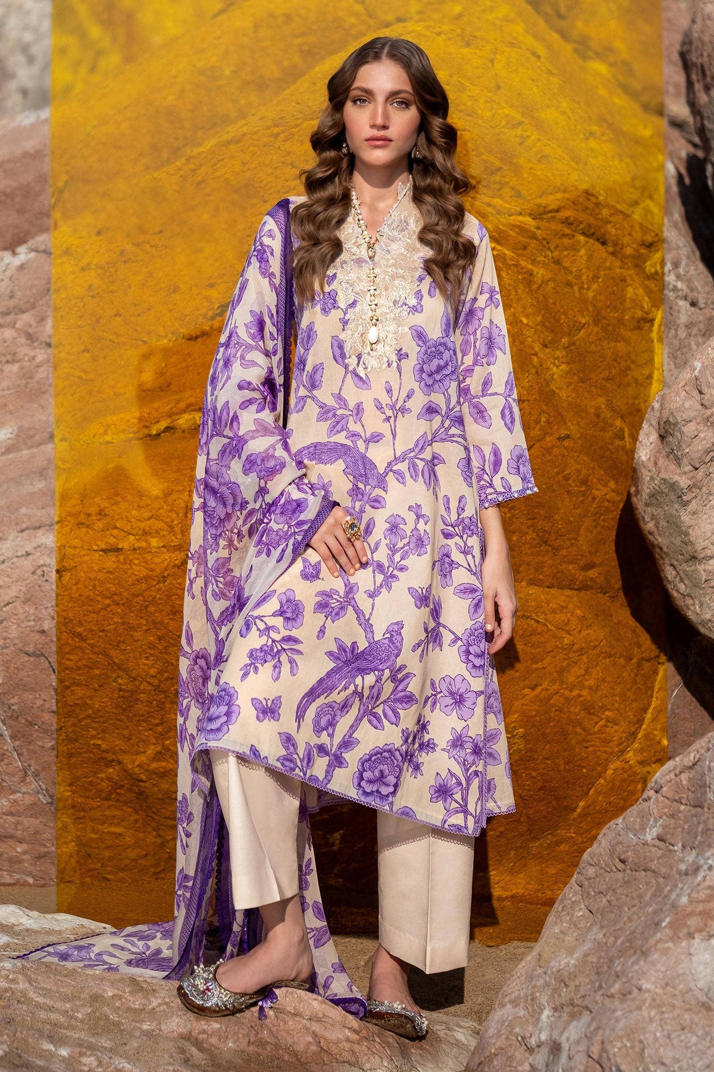 Sana Safinaz | Mahay Spring 24 | H241-001B-3CI - Ladies Clothes - Maria Faisal