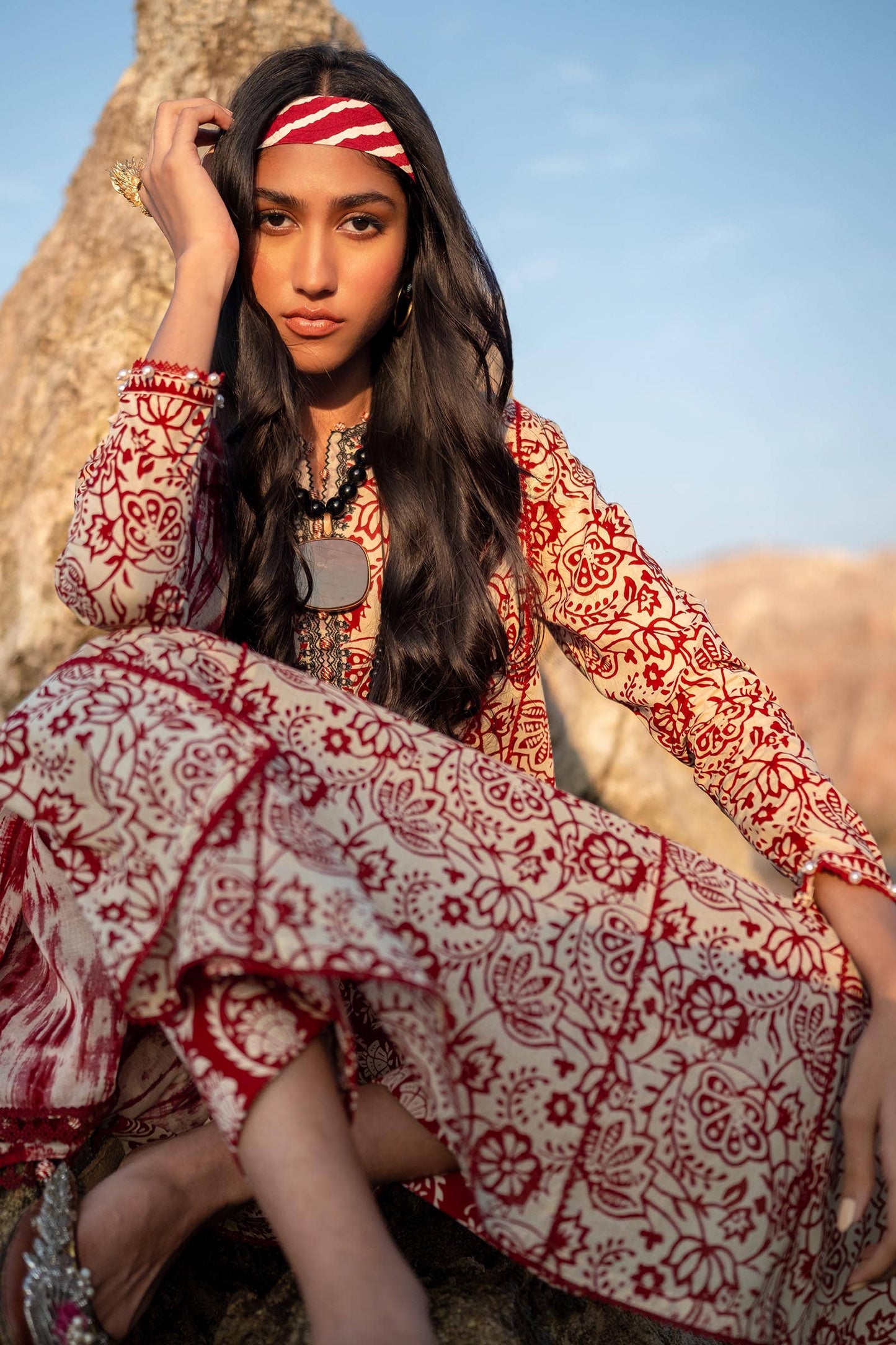 Sana Safinaz | Mahay Spring 24 | H241-008B-3CG - Ladies Clothes - Maria Faisal
