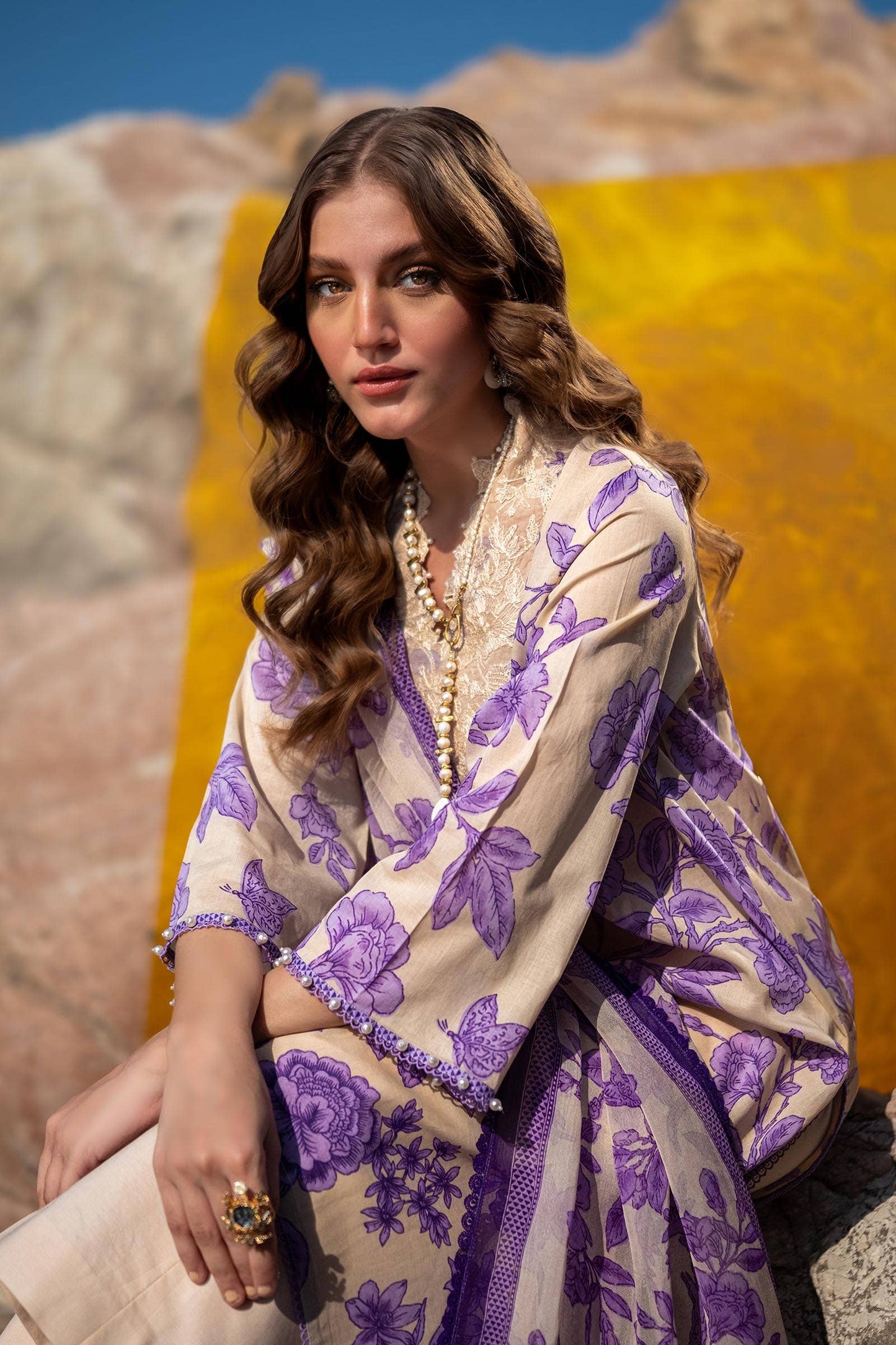 Sana Safinaz | Mahay Spring 24 | H241-001B-3CI - Ladies Clothes - Maria Faisal
