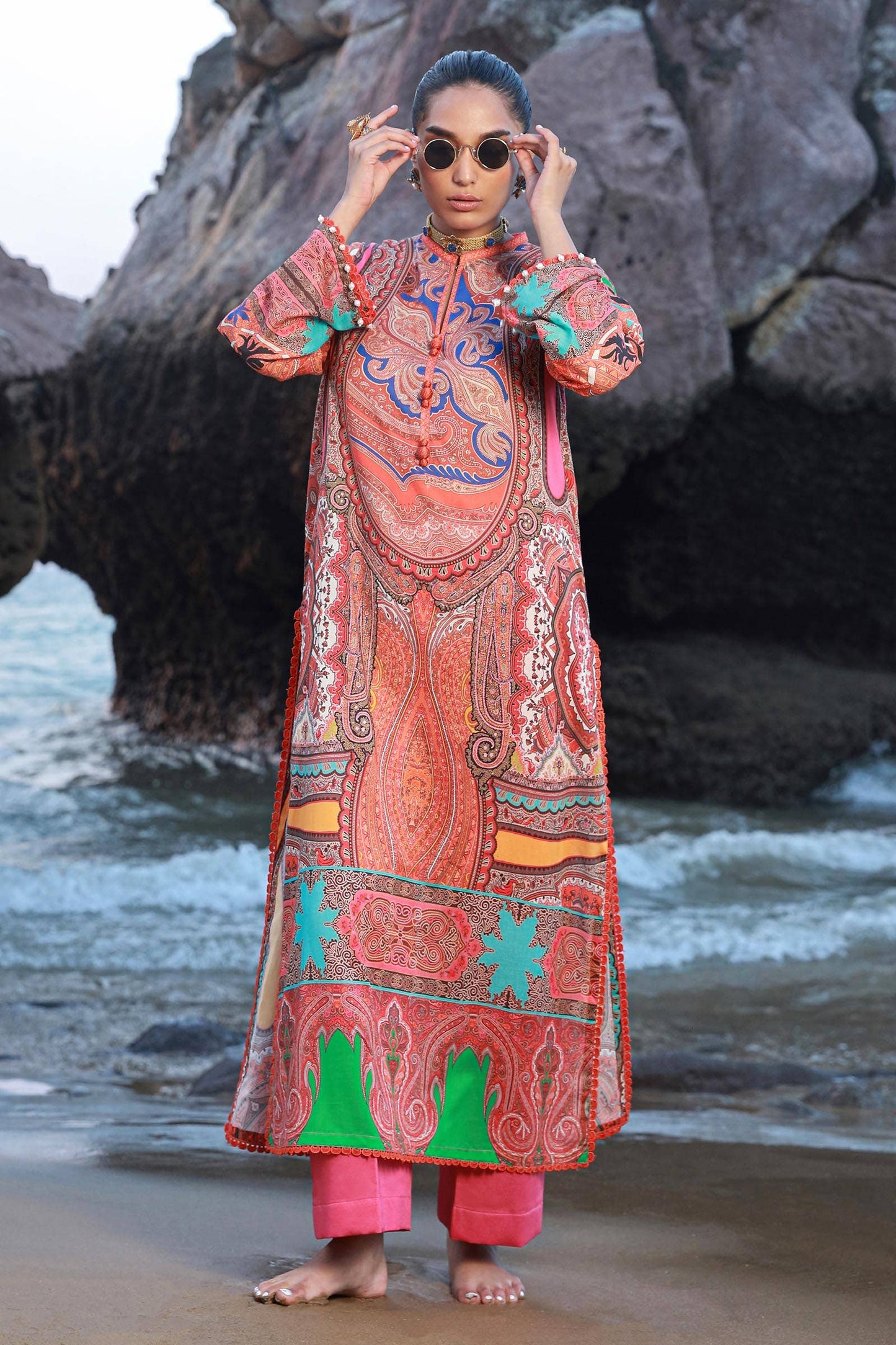 Sana Safinaz | Mahay Spring 24 | H241-012A-2C - Ladies Clothes - Maria Faisal