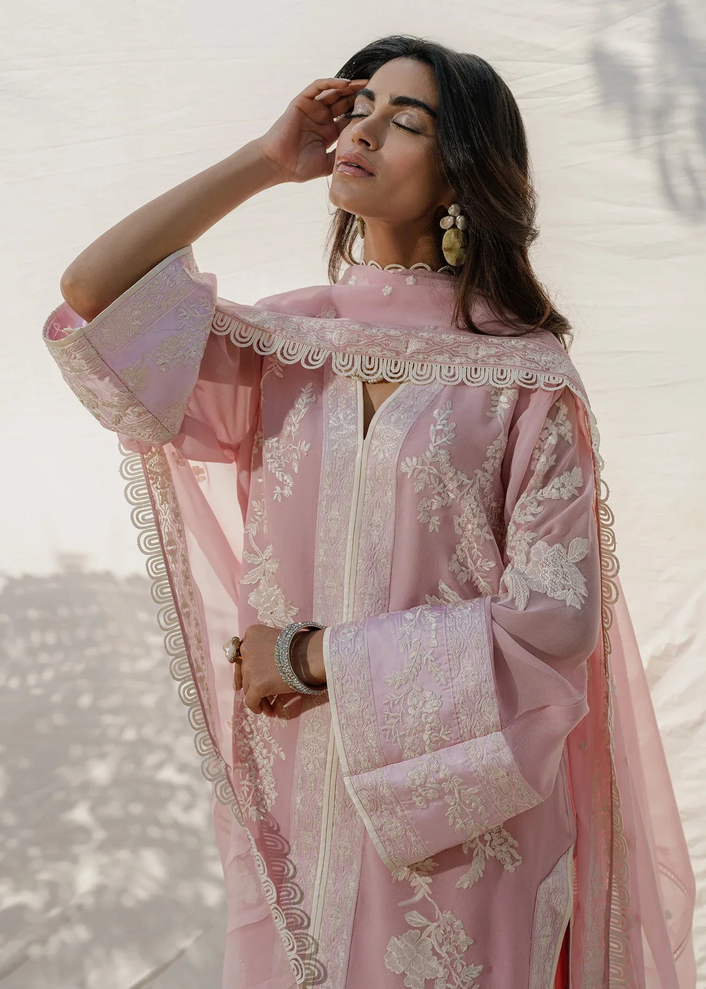 Mahgul | Eid Edit 2024 | Blush Coral - Ladies Clothes