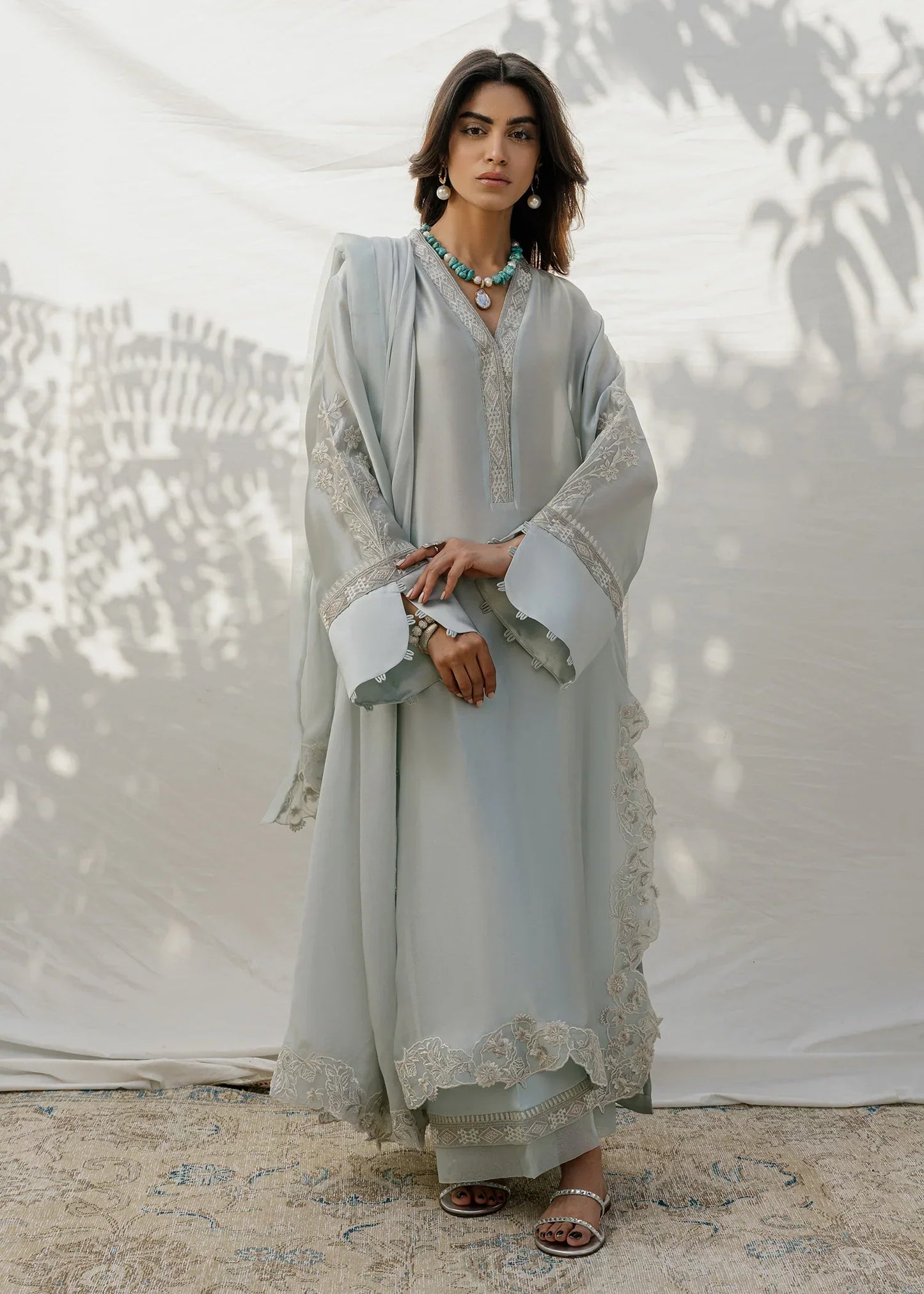 Mahgul | Eid Edit 2024 | Silver Light - Ladies Clothes