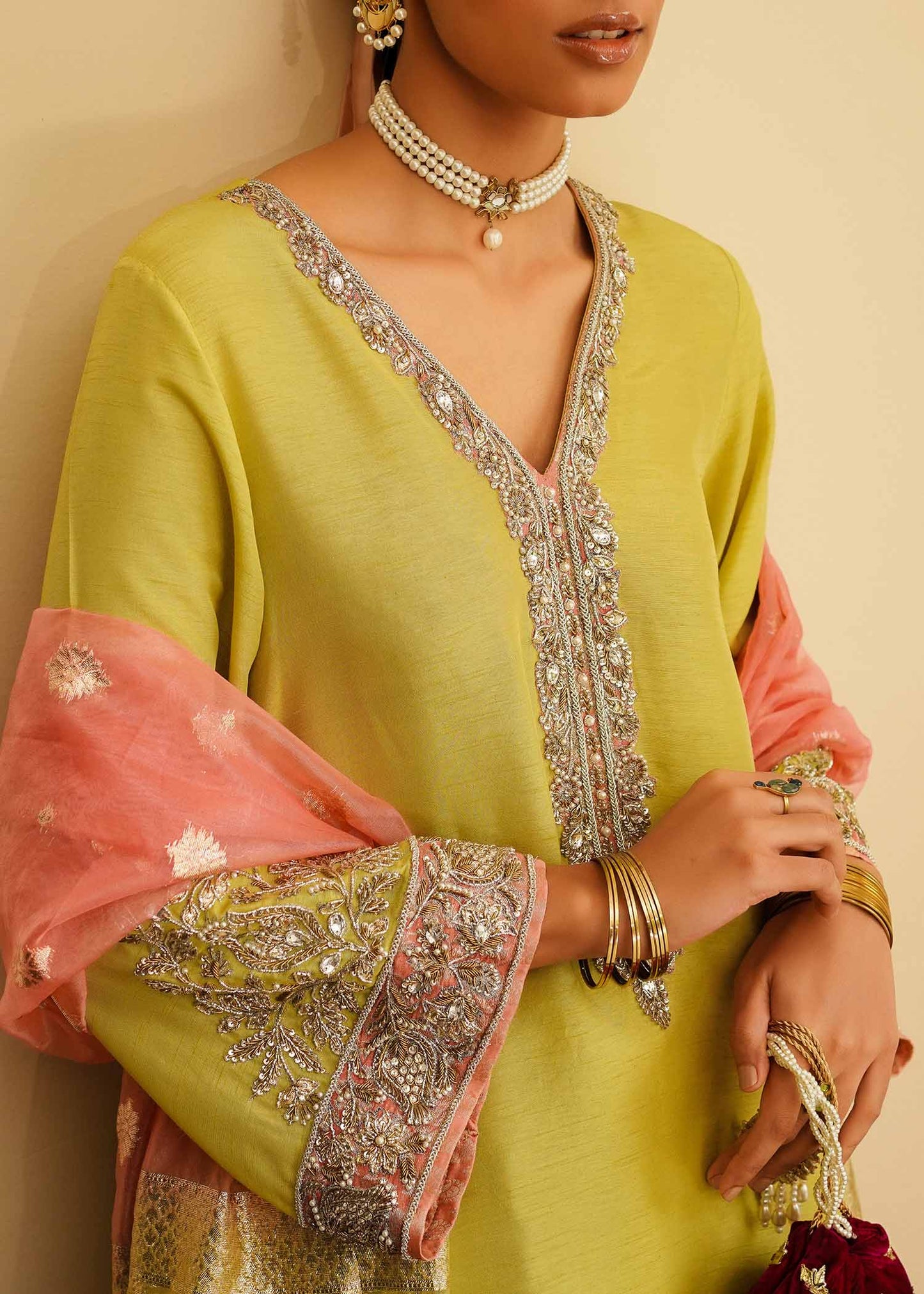 Mahgul | Eid Edit 2024 | Lemon Mint - Ladies Clothes