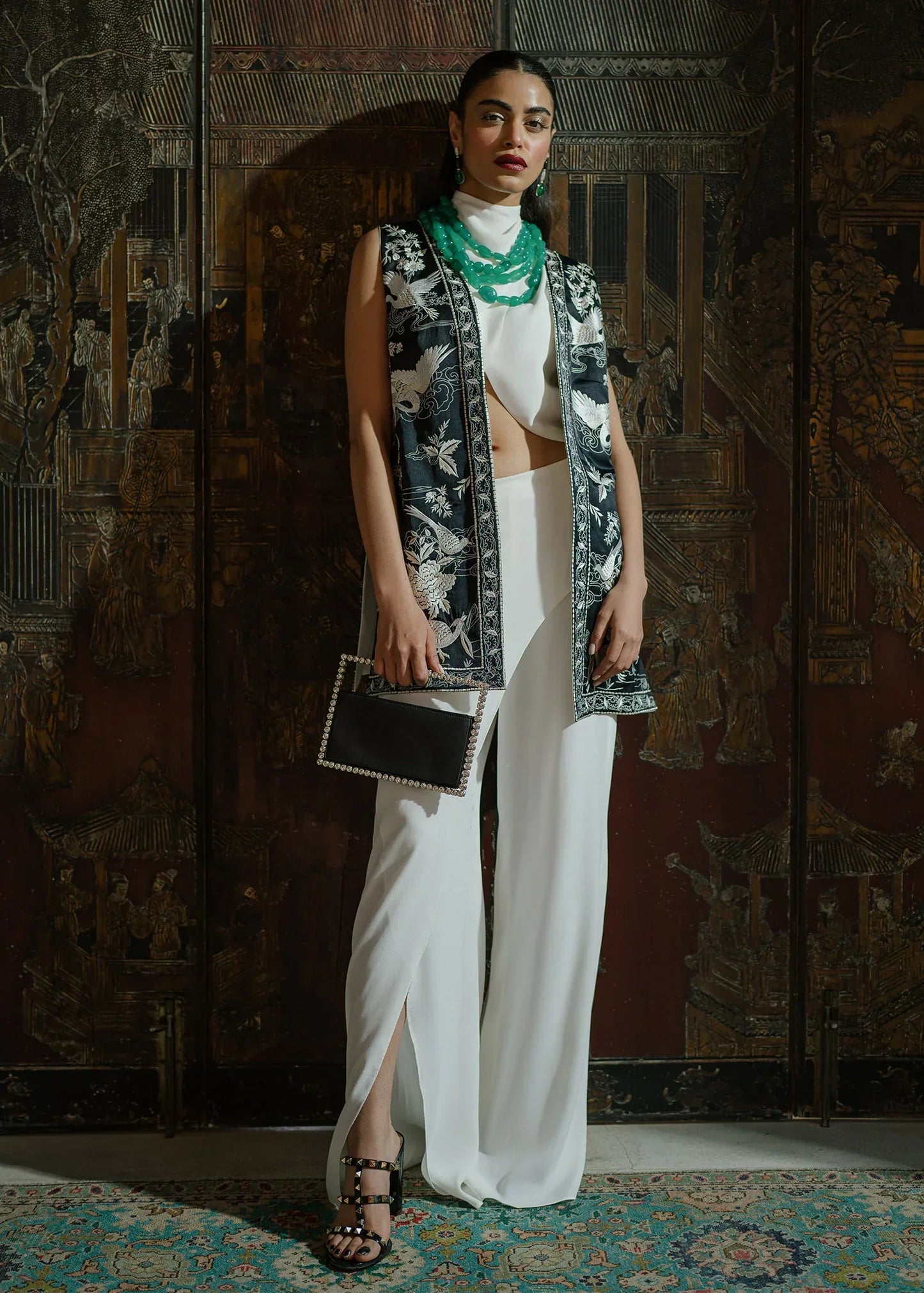 Mahgul | Eid Edit 2024 | Black Crane - Ladies Clothes