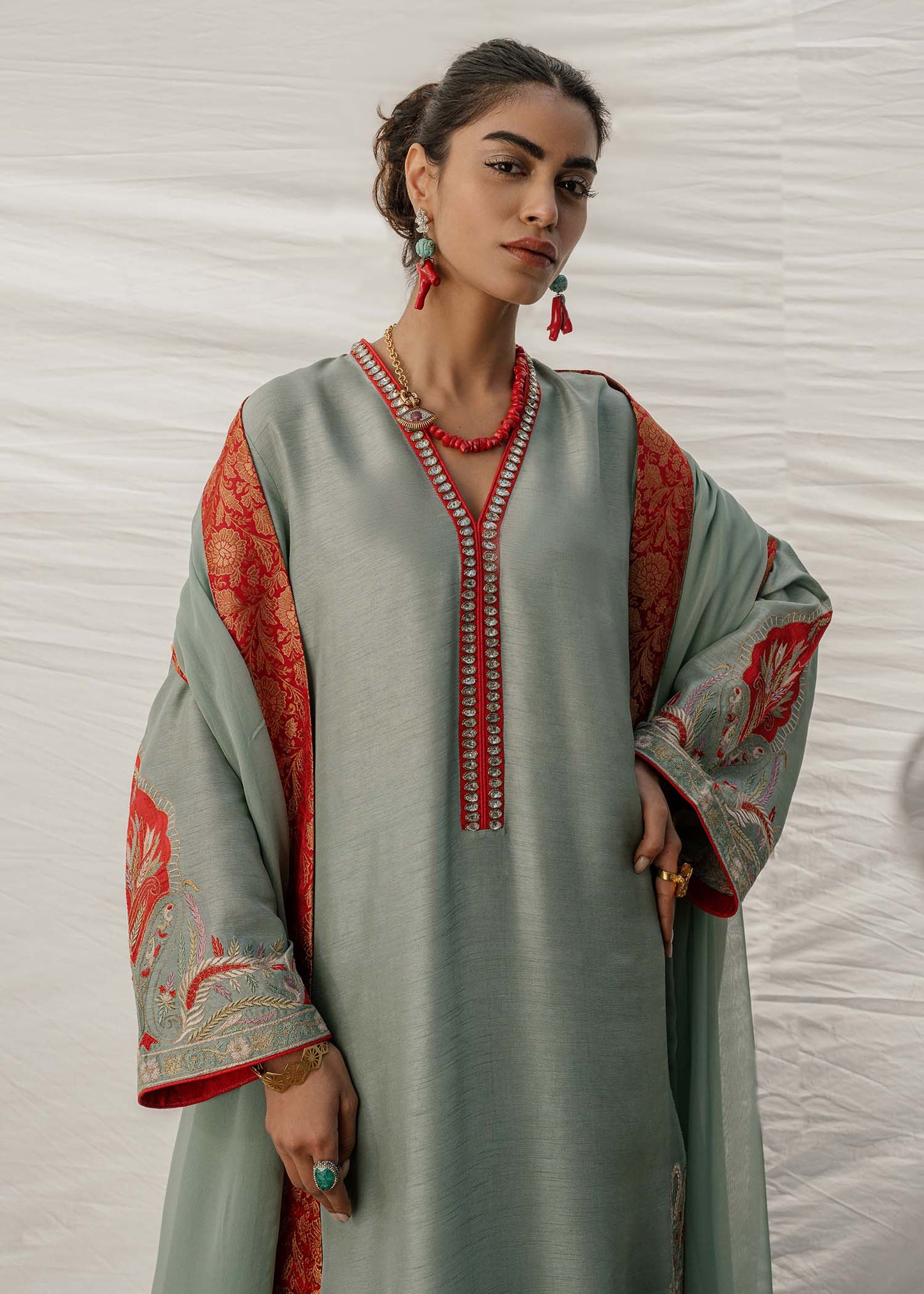 Mahgul | Eid Edit 2024 | Kashmiri Sea - Ladies Clothes