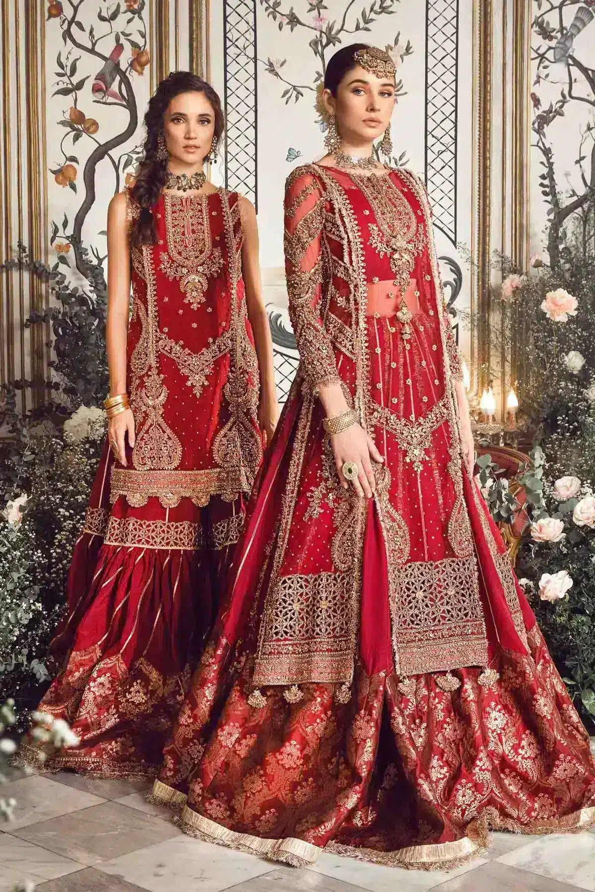 maria b red bridal dresses Maria B | Bridal Couture | Roza