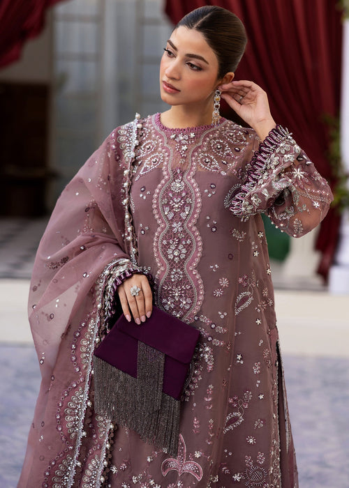 Sadaf Fawad Khan | Wedding Festive 25 | Wistful Mauve - Casual Dress - available at Maria Faisal in UK and USA.