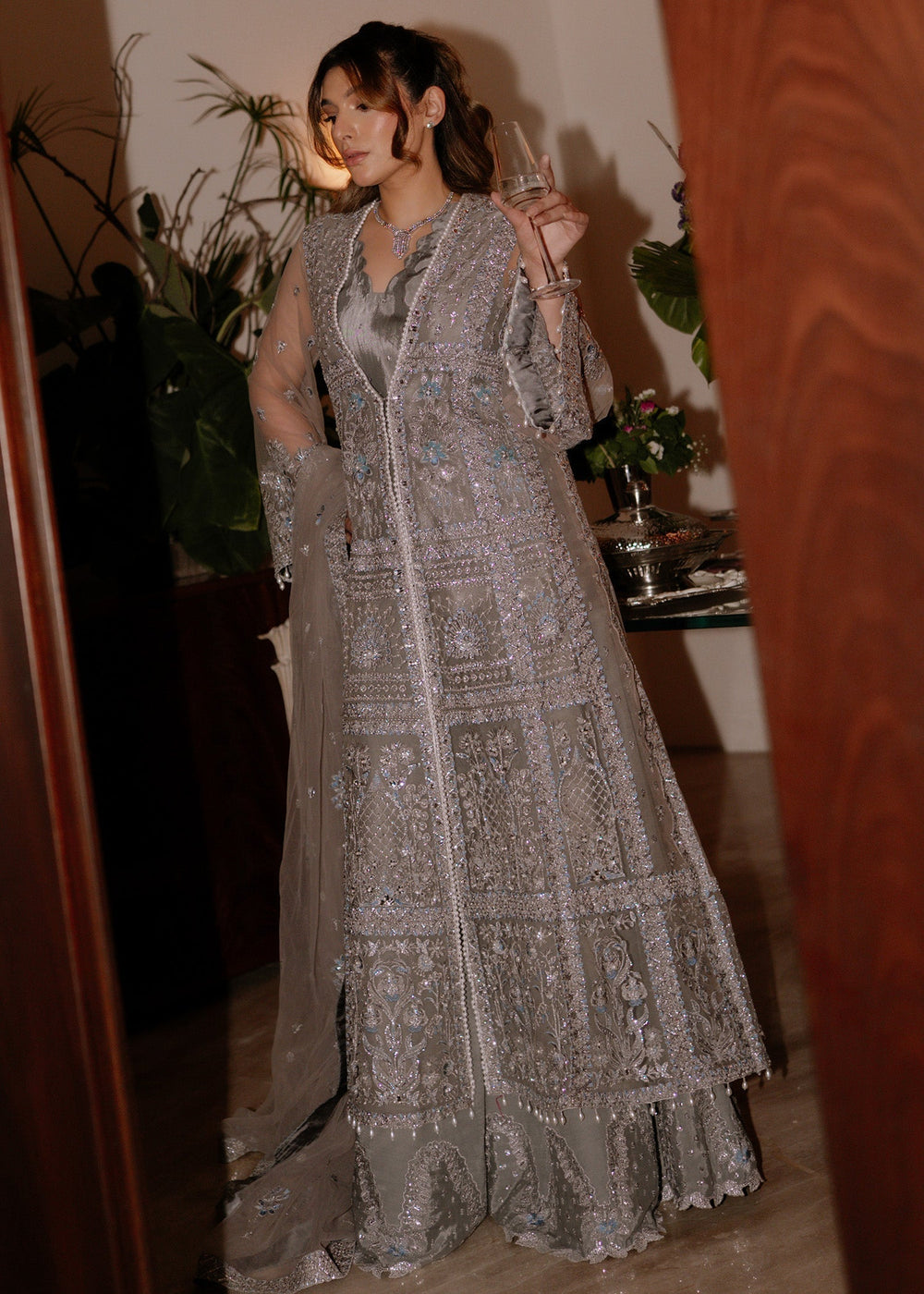 Sadaf Fawad Khan | Festive 25 | Overcast Whisper - Ladies Clothes - Maria Faisal