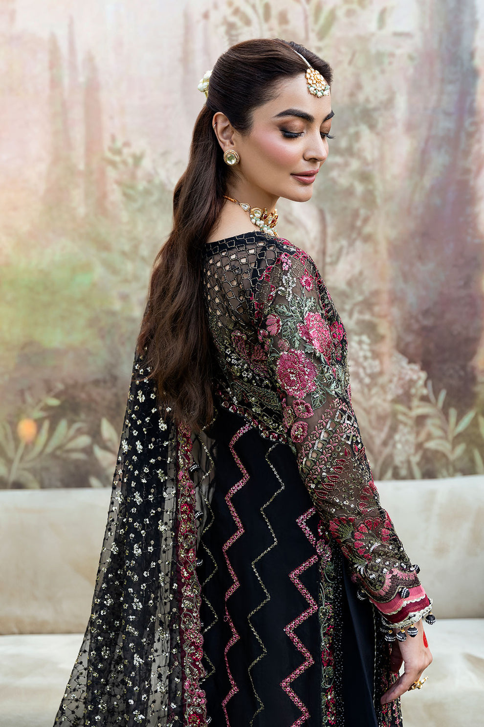 Shagna | Mehfil Festive Formals | SF-08-KAJAL - Formal Dress - available at Maria Faisal in UK and USA.