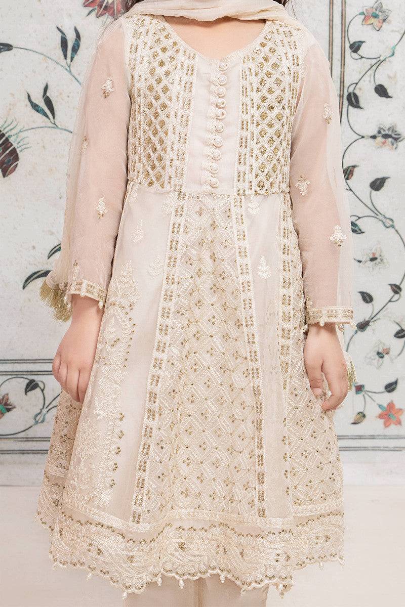 Maria B | 3 Piece Embroidered Suit | MKS-EF22-28R1 by Maria Faisal - Registered Vendor of : Maria B - type : Kids Clothes - 100% original wedding dresses