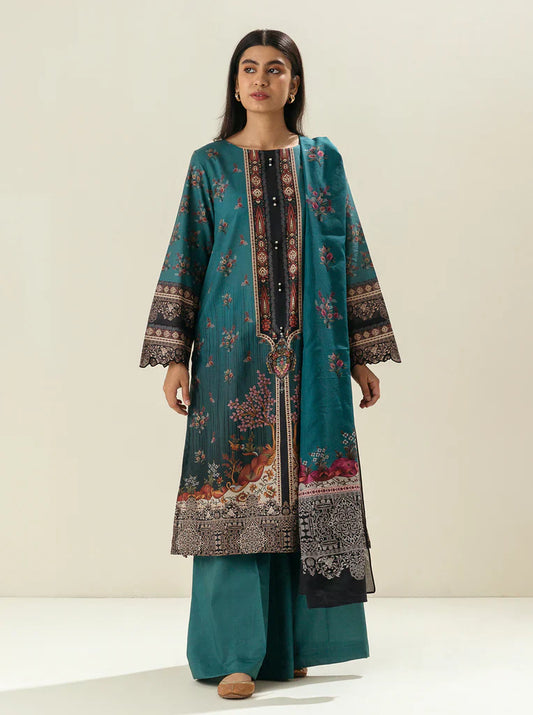 Morbagh | Lawn Collection 24 | EMERALD ABUNDANCE - Ladies Clothes