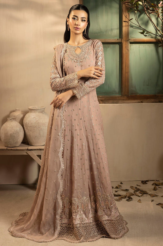 Motifz | Luxury Formal | 5575 - LILLIA - is Brown dress from Motifz - Ladies Clothes - Maria Faisal