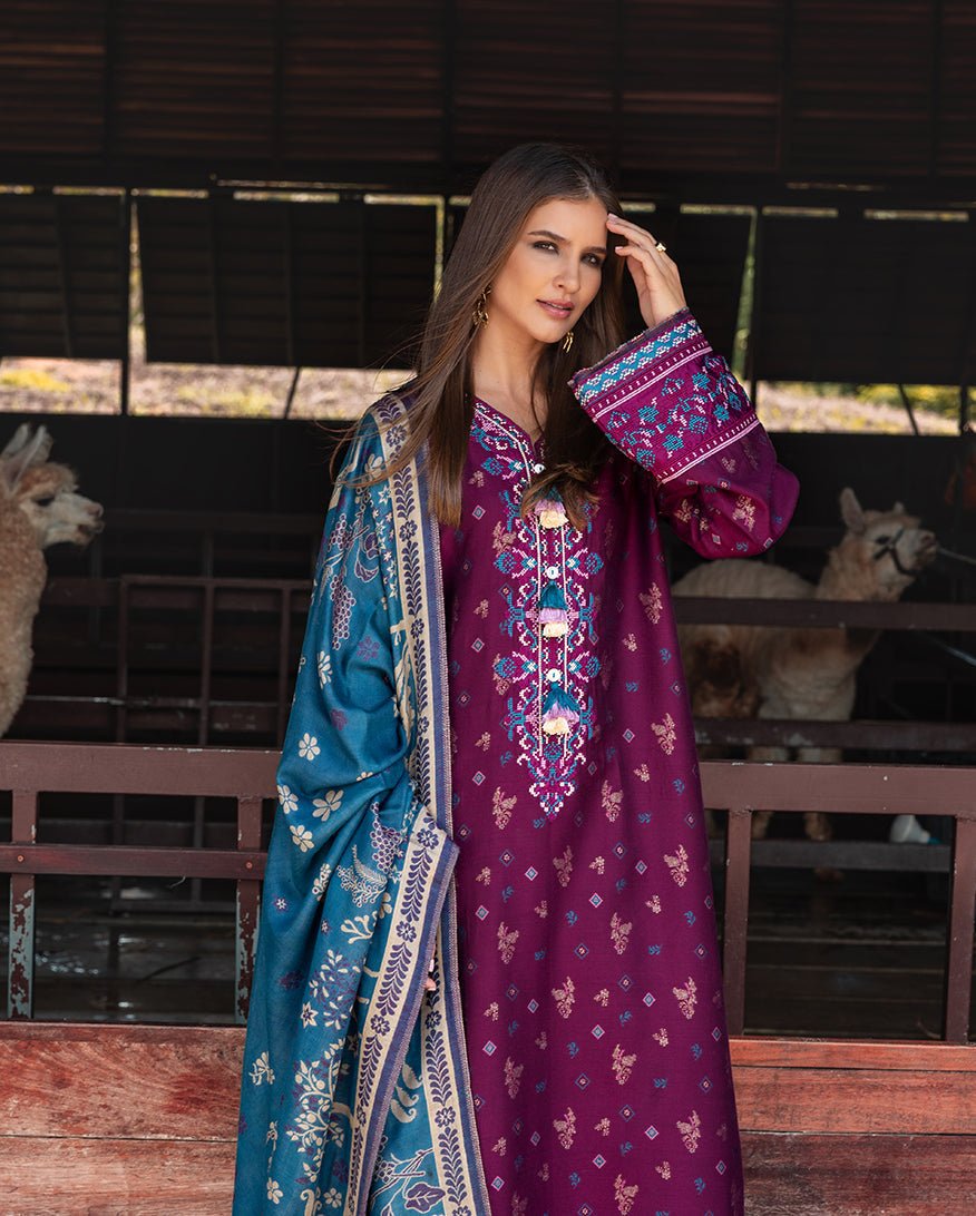 Mushq | Winter Broadway 25 | Florence Whisper - Casual Wear - available at Maria Faisal in UK and USA
