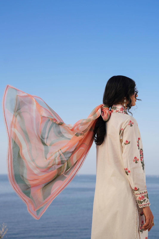 Sana Safinaz | Muzlin Spring 24 | M241-010A-CJ - Ladies Clothes - Maria Faisal