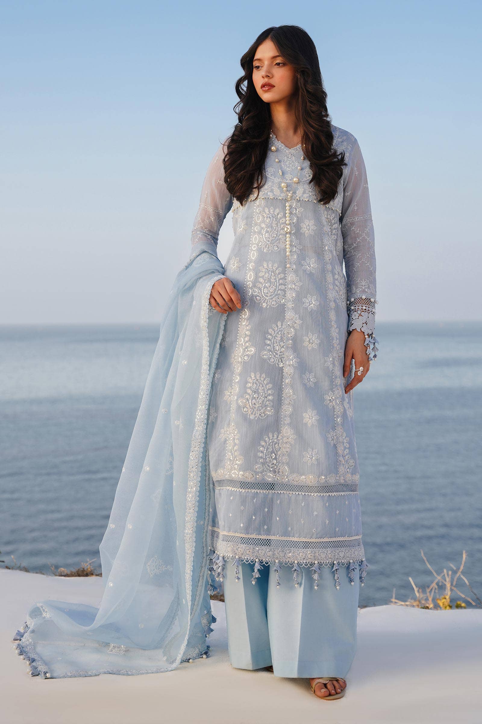 Sana Safinaz | Muzlin Spring 24 | M241-014B-CX - Ladies Clothes - Maria Faisal