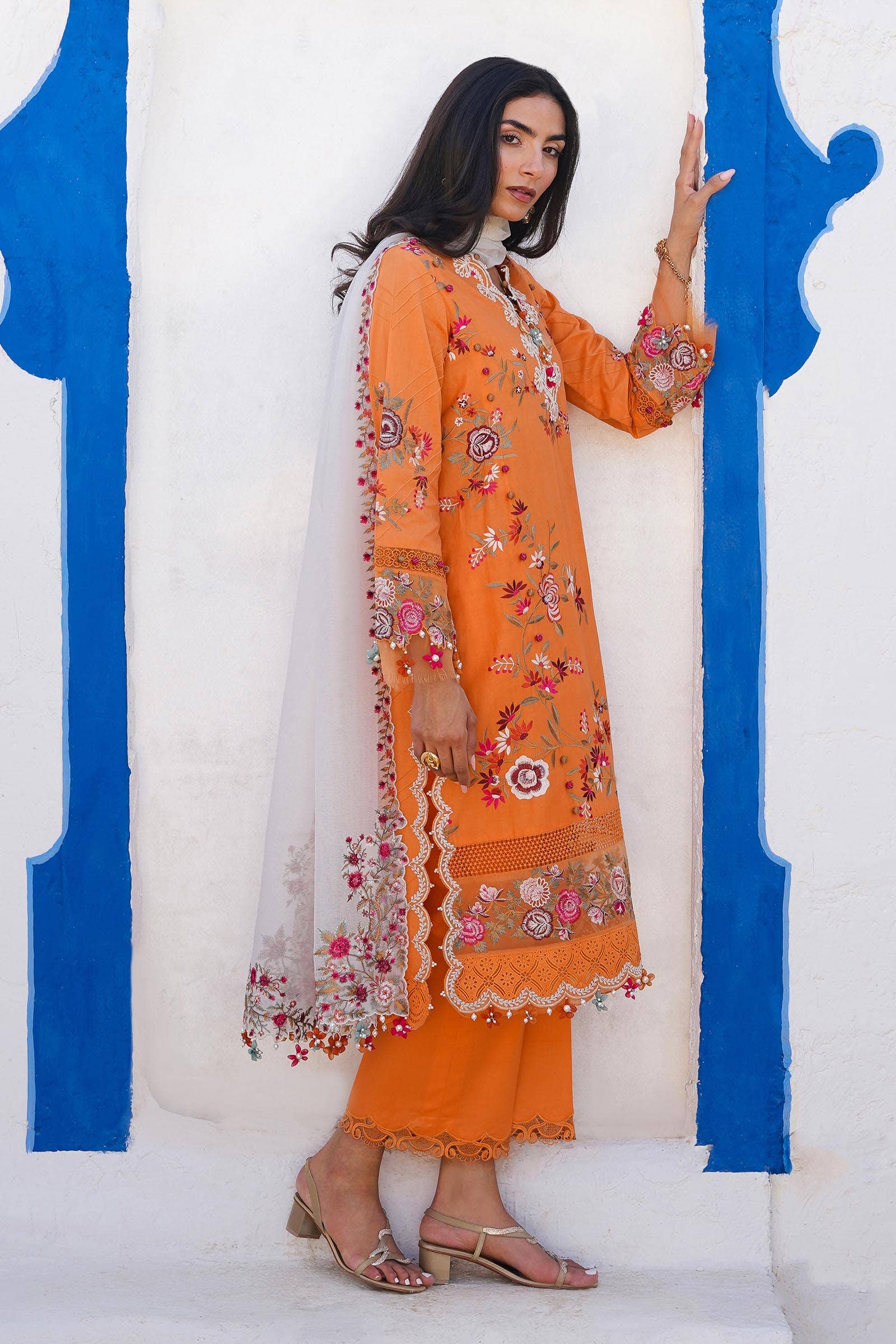 Sana Safinaz | Muzlin Spring 24 | M241-002B-CX - Ladies Clothes - Maria Faisal