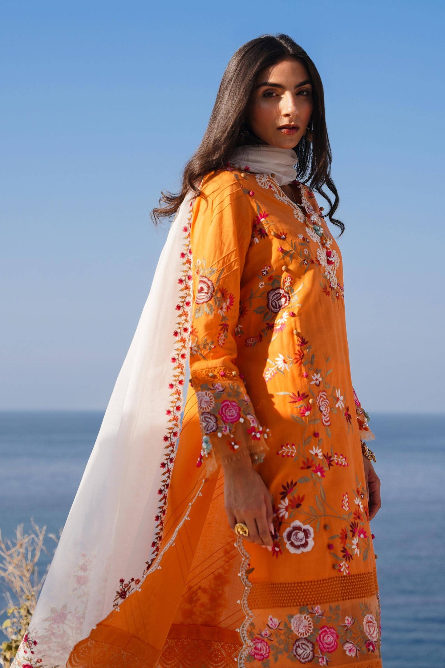 Sana Safinaz | Muzlin Spring 24 | M241-002B-CX - Ladies Clothes - Maria Faisal