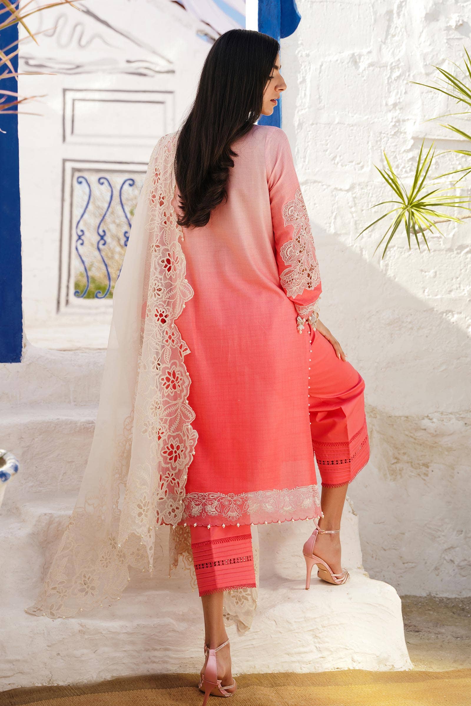 Sana Safinaz | Muzlin Spring 24 | M241-017A-CW - Ladies Clothes - Maria Faisal
