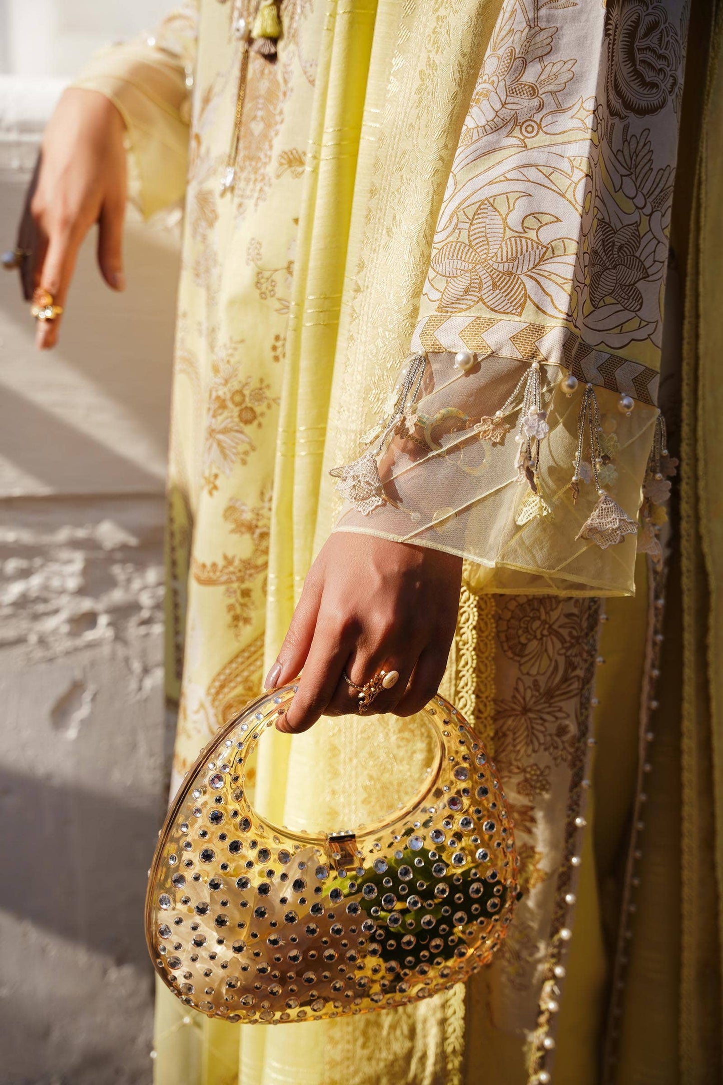 Sana Safinaz | Muzlin Spring 24 | M241-018A-CM - Ladies Clothes - Maria Faisal