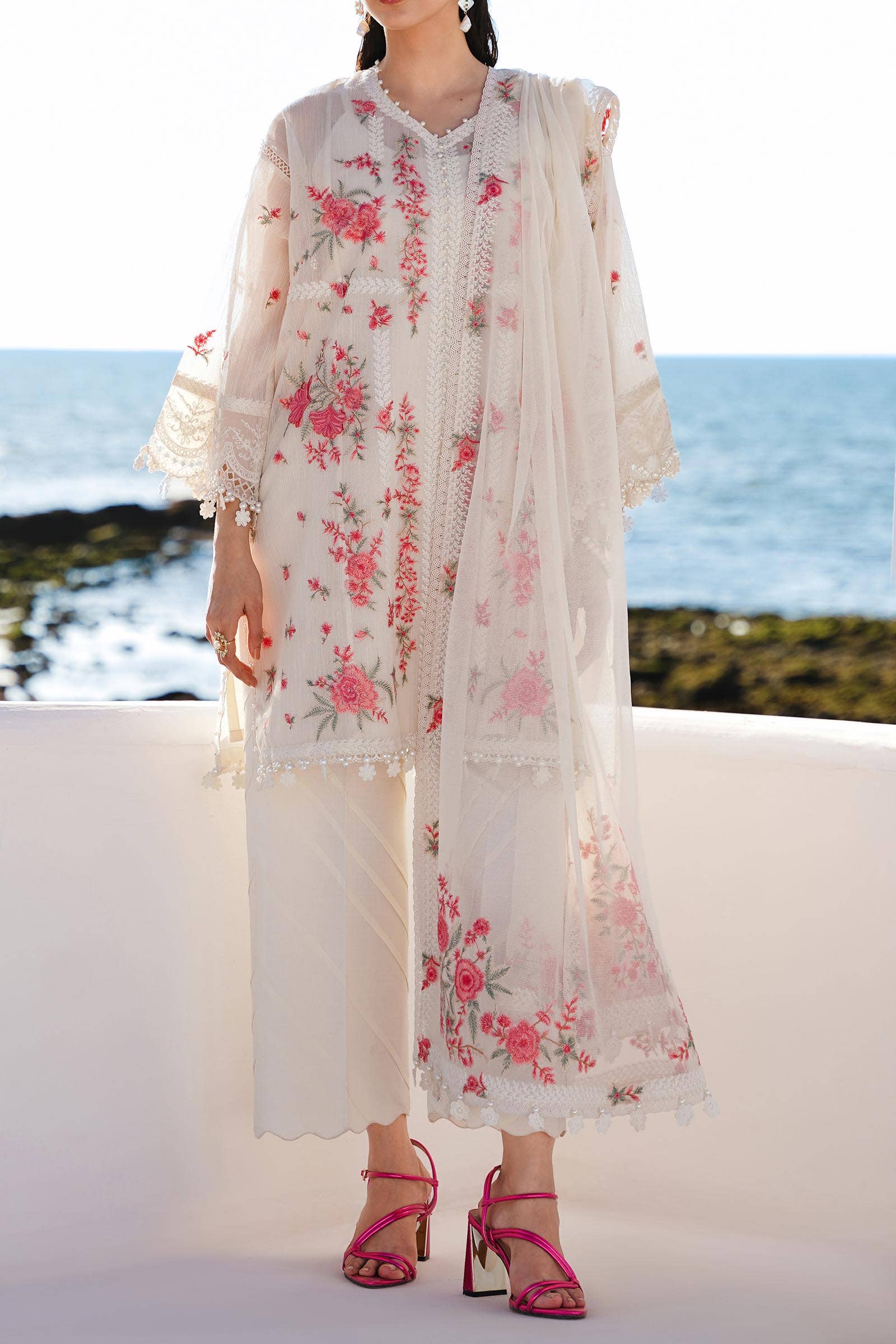 Sana Safinaz | Muzlin Spring 24 | M241-001A-CX - Ladies Clothes - Maria Faisal